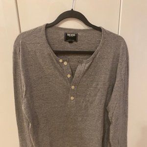 Todd Snyder Medium Henley - Gray